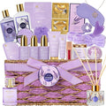 35 Pcs Mothers Day Gifts, Lavender Bath & Body Gift Basket by RAROSAACCA