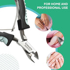 Cuticle Trimmer with Non-Slip Grip Handle Professional Stainless Steel Cuticle - Image 3