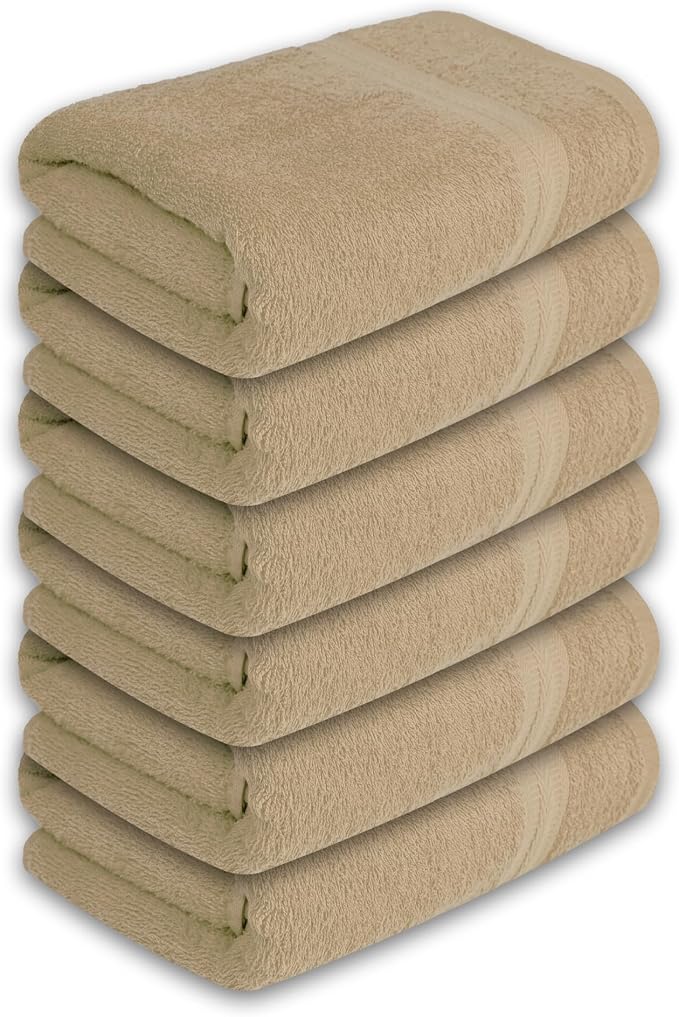 Medium Bath Towels Pack of 6 – 24x48 Inches – Soft, Quick Dry & Highly - Image 8