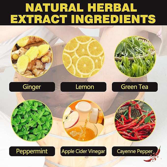50Pcs Herbal Detox Cleansing Foot Soak Beads, Herbal Detox and Shaping Foot - Image 4
