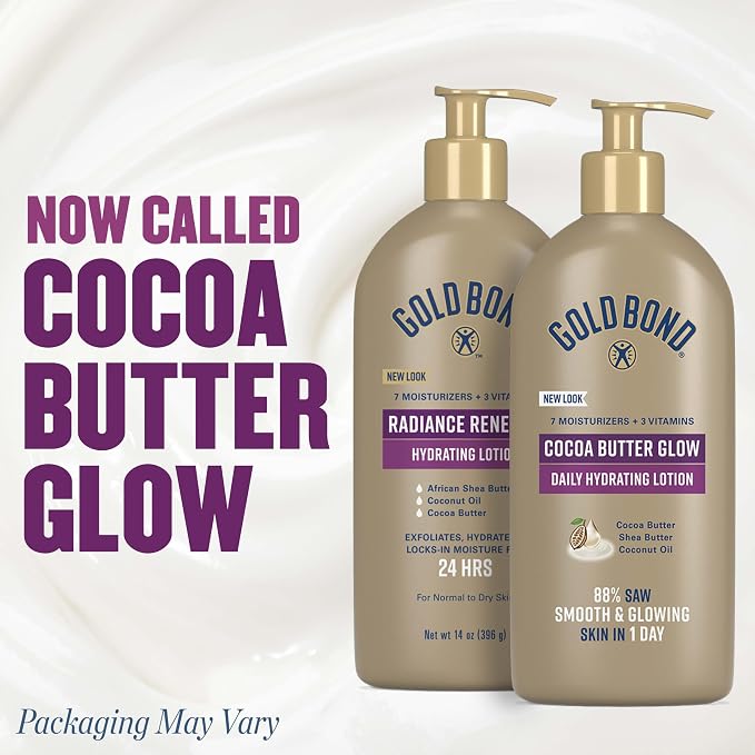 Gold Bond Cocoa Butter Glow Daily Hydrating Lotion - Image 2