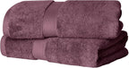 SUPERIOR Egyptian Cotton Pile Bath Towel Set of 2, Ultra Soft Luxury Towels by SUPERIOR