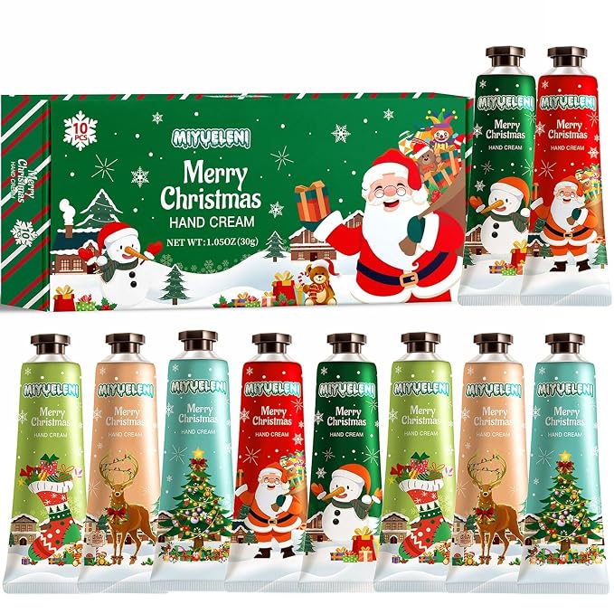 10 Pack Christmas Hand Lotion Gifts Set, Easter Basket Stuffers, Moisturizing by Unknown