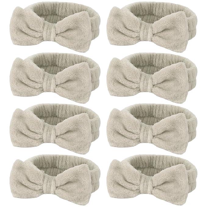 Ondder 8 Pcs Coffee Skincare Headbands Microfiber Hairband by Ondder