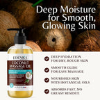 Edenika Botanicals Tropical Coconut Massage Oil - Image 2