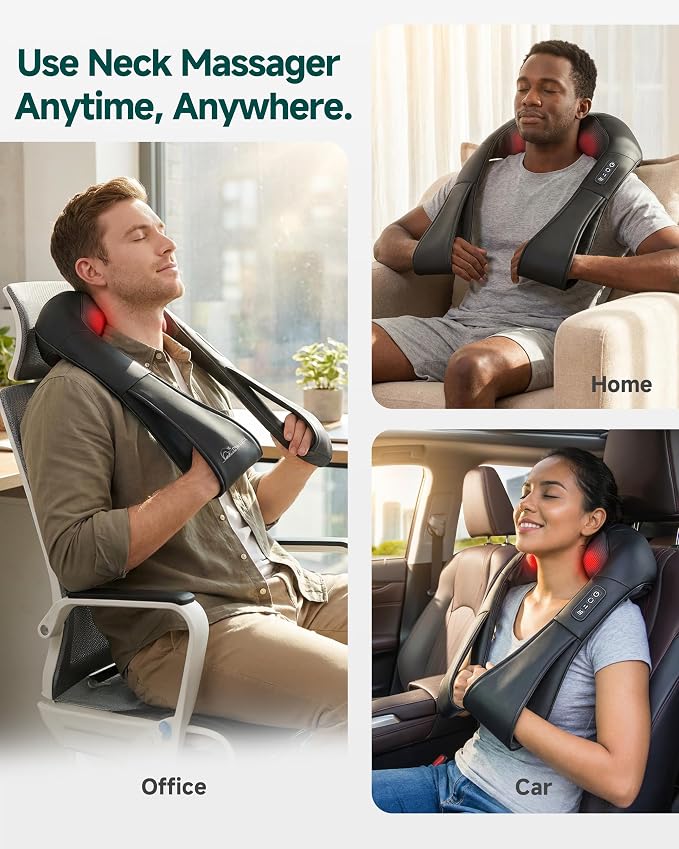 Snailax Shiatsu Neck and Shoulder Massager - Image 8