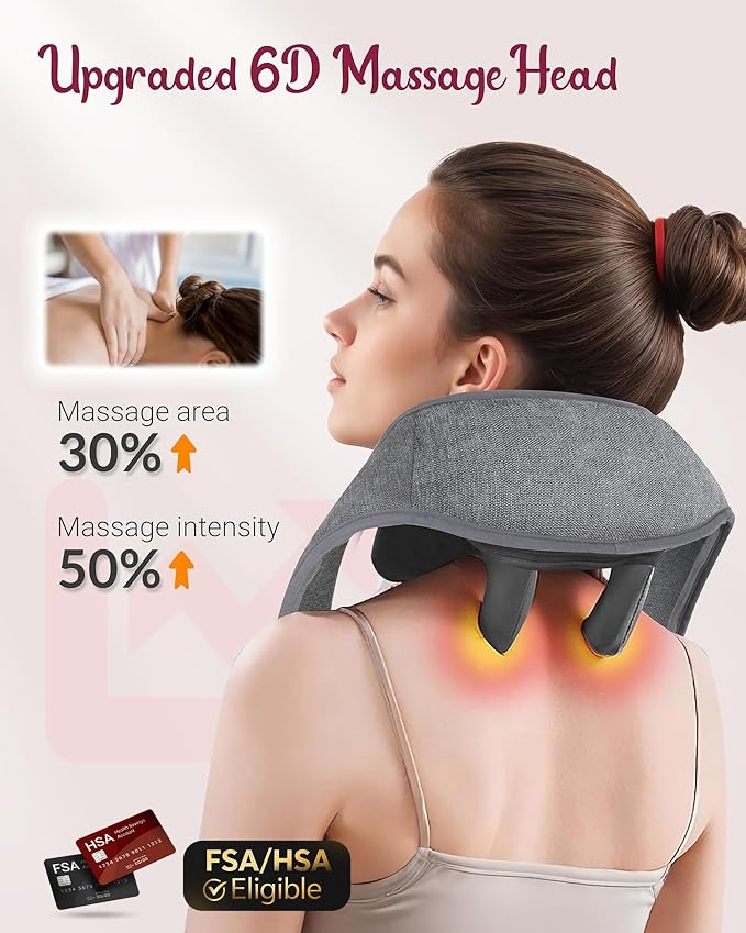 Cordless Neck Massager with Heat - Image 2
