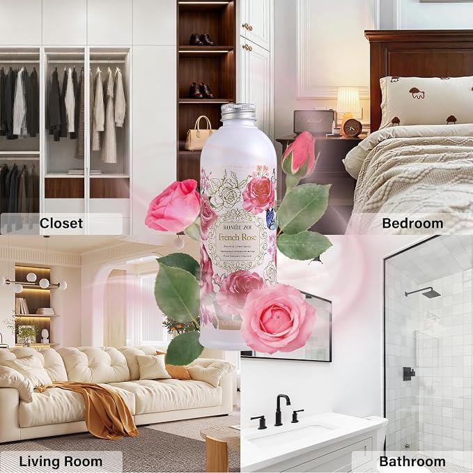 ROMIIE ZOI Rose Room Spray Refill - 500ml / 16.8 Fl Oz - Classic Romantic - Image 4