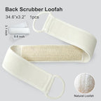 Premium Natural Loofah Exfoliating Scrubber Set - Image 2