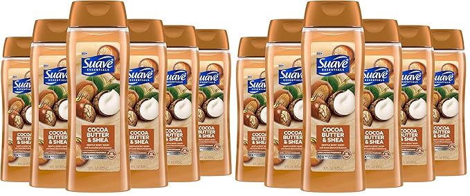 Suave Moisturizing Body Wash, Cocoa Butter and Shea by Suave
