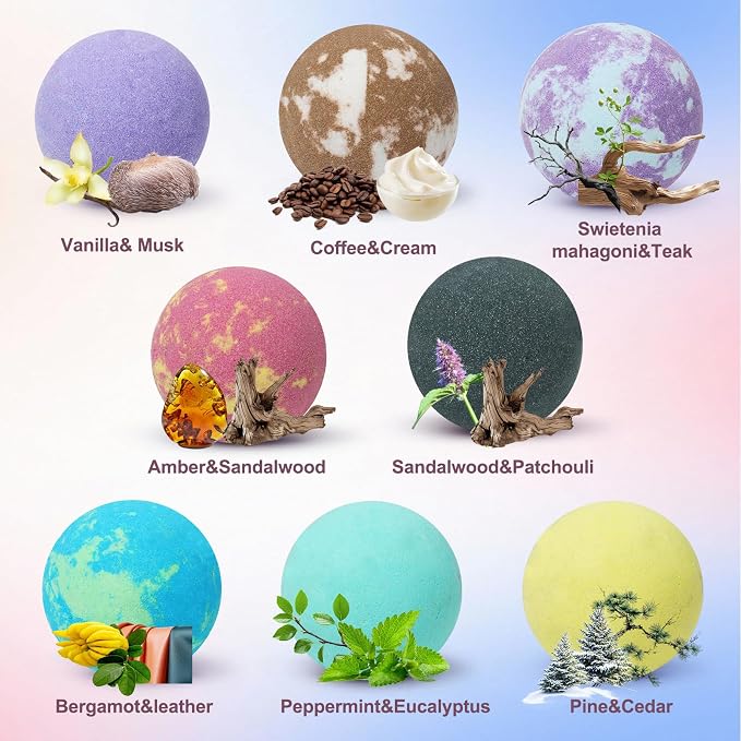 Bath Bombs for Men and Women, Gifts Set for Women & Men - Image 3