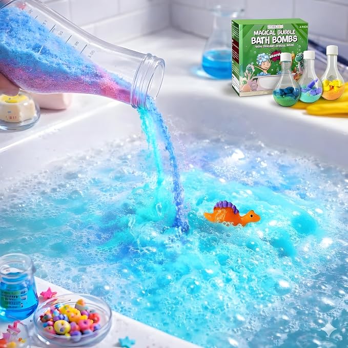 Bath Bombs for Boys with Mini Toy Ducks Inside – Kids Bath Bombs Powder - Image 4