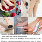 2 Pcs 4 in 1 Foot Scrubber Dead Skin Remover - Image 4