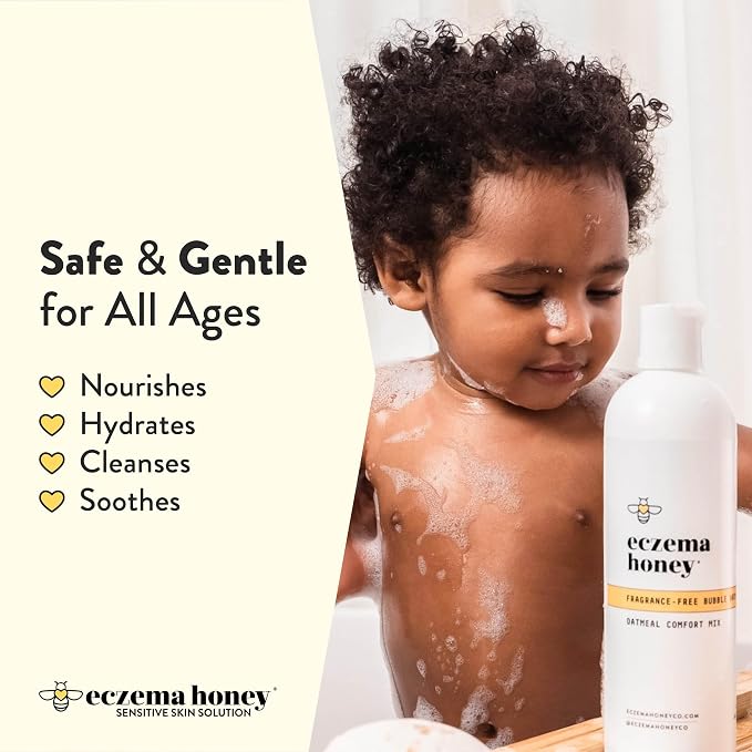 ECZEMA HONEY Fragrance-Free Oatmeal Comfort Bubble Bath - Image 3