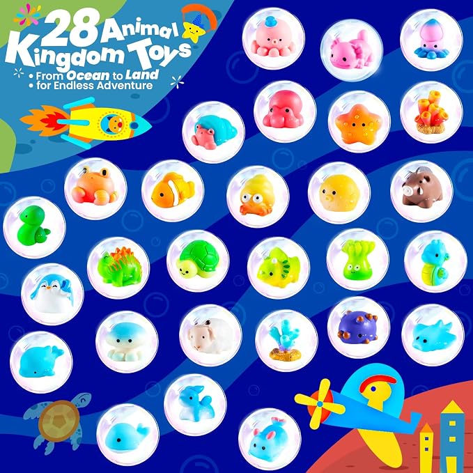 Bath Bombs for Kids with Surprise Inside, 28 Fun Fizzy Shower Bombs with Land & - Image 2