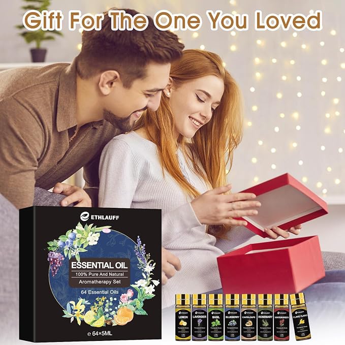 Essential Oil Set 64 Pack -Aromatherapy Essential Oils Kit-Fragrance Oils - Image 6