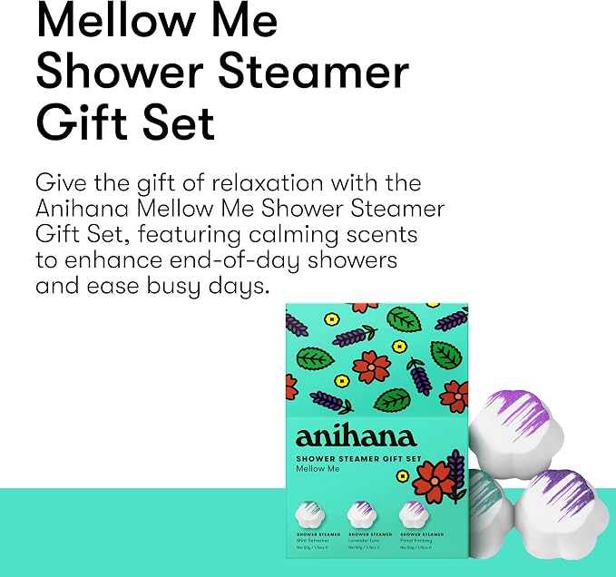 ANIHANA Shower Steamers Mellow Me 3 Pack Gift Set - Image 3