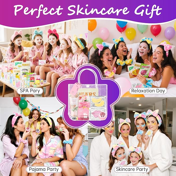 159Pcs Spa Party Supplies Set–12 Complete Spa Kits - Image 3