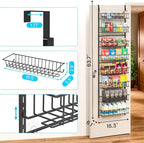 ElegantArray 8-Tier Pantry Door Oragnizer, Over The Door Pantry Organizer Rack - Image 3