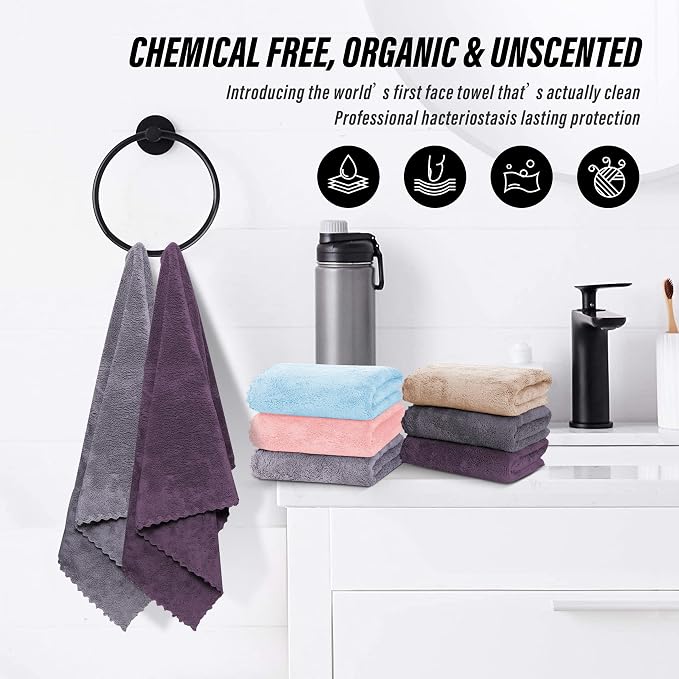 MOONQUEEN 6 Pack Premium Hand Towels - Image 6