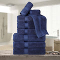Superior Egyptian Cotton Pile 9 Piece Towel Set, Includes 3 Bath, 3 Hand by SUPERIOR