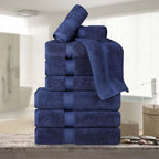 Superior Egyptian Cotton Pile 9 Piece Towel Set, Includes 3 Bath, 3 Hand by SUPERIOR