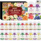 DMSKY Mini Lip Balm Bulk 60 Pack, Natural Lip Balm by DMSKY