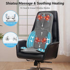 Mynt Back and Neck Massager for Pain Relief Deep Tissue, 3D Shiatsu Acupressure - Image 4