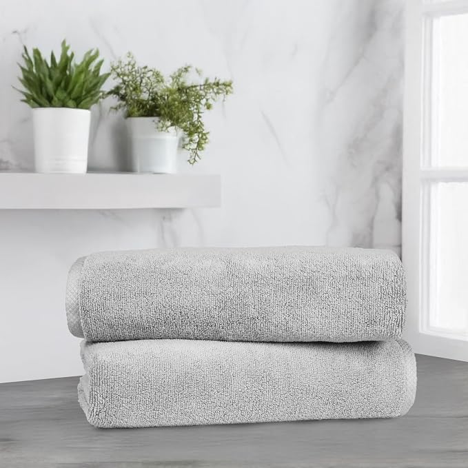 Amazon Basics 2 Piece Quick-Dry Oversize Bath Towel, 100% Cotton - Image 6