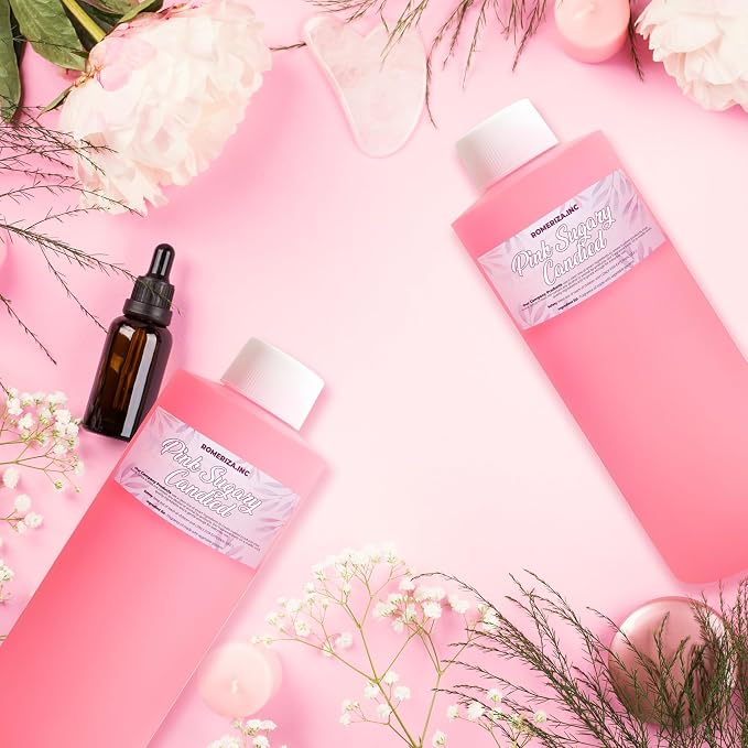 Pink Sugary Candied Natural Fragrance Body Oil - Image 3