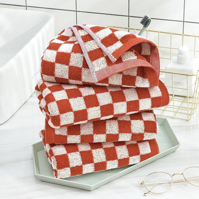 Jacquotha Checkered Hand Towels - Image 5
