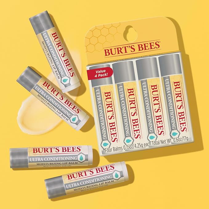 Burt's Bees Lip Balm, Moisturizing Lip Care, 100% Natural Origin, Ultra - Image 3