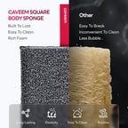 Caveem Exfoliating Body Scrubber, Rough Exfoliation Body Exfoliator Sponge - Image 5
