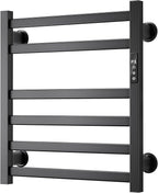 Electric Towel Warmer Wall Mounted, 6 Bar Heated Towel Rack by Unknown