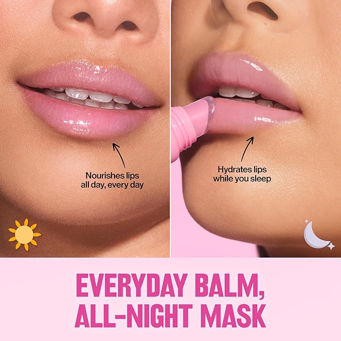 Revlon Glimmer Lip Treat Balm + Mask, Overnight Peptide Lip Treatment, 003 - Image 8
