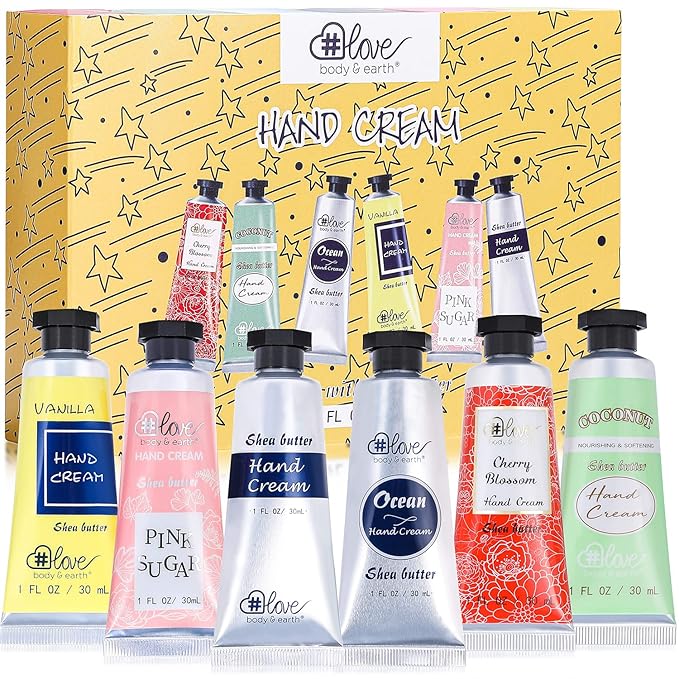BODY & EARTH # LOVE Hand Cream Gift Set, Mothers Day Gifts by BODYEARTHLOVE