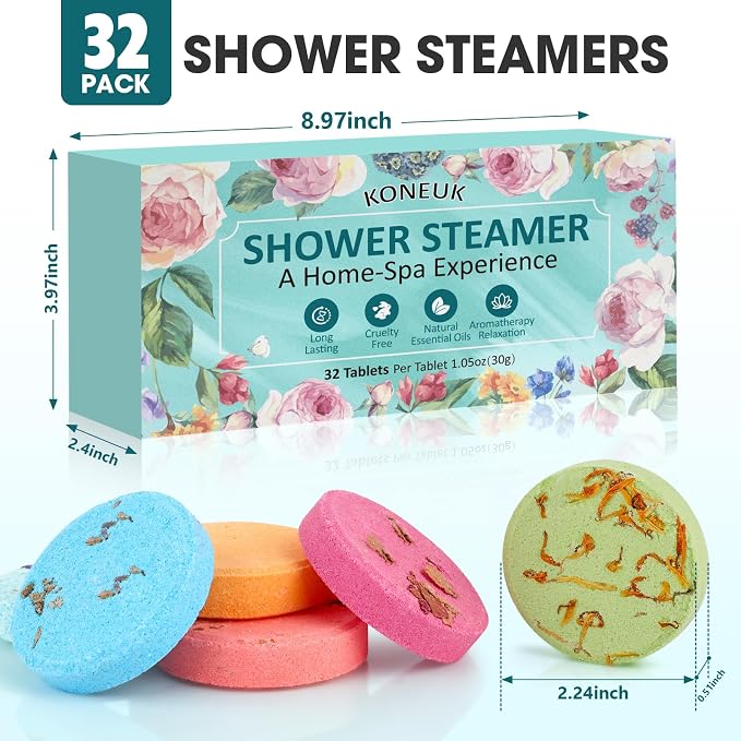 32 Pack Shower Steamers Aromatherapy Gifts - Image 2