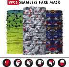 Venswell Neck Gaiter Face Mask Men Women, Seamless Bandana Rave Face Cover - Image 3