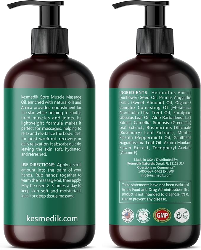 Sore Muscle Massage Oil for Massage Therapy - Image 7
