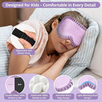 Kids Sleep Mask, 100% Real Mulberry Silk Eye Mask, Sleeping Mask - Image 3
