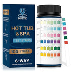 Dipstik Pool & Spa Test Strips - 6 in 1 Water Test by DIPSTIK