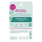 eos 100% Natural & Organic Lip Balm- Strawberry Sorbet, All-Day Moisture - Image 5