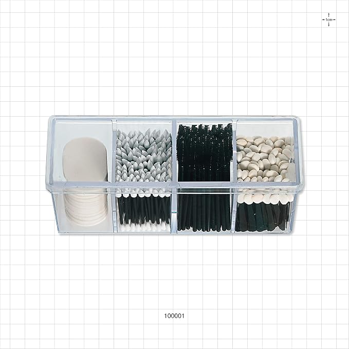 4-Compartment Makeup Organizer and Storage: Transparent Multi-Functional - Image 4