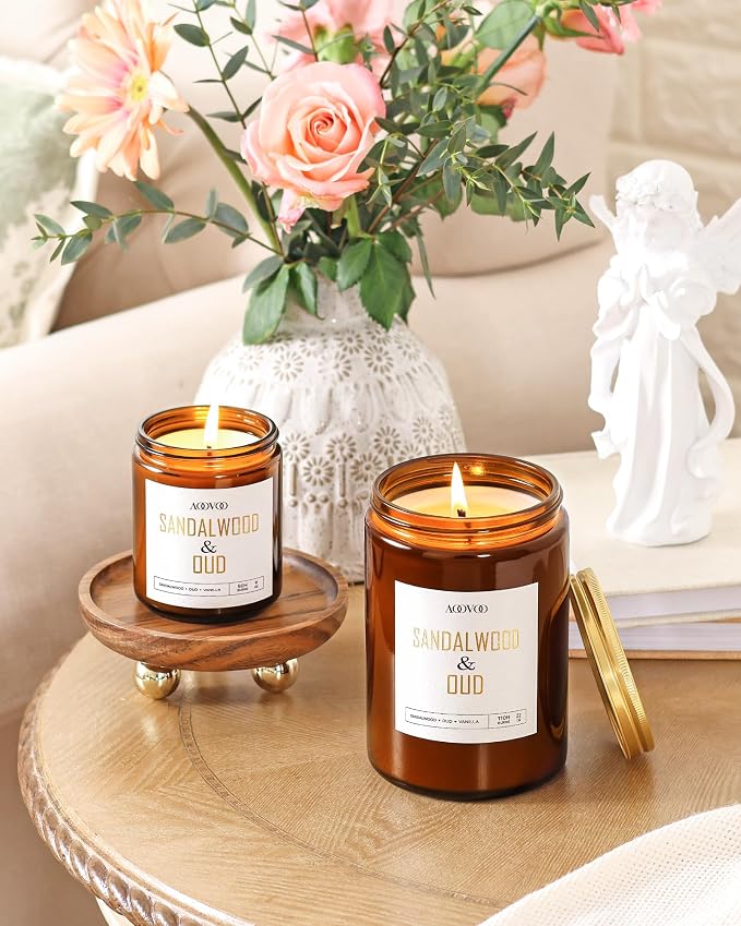 AOOVOO Sandalwood Oud Candle - Image 5