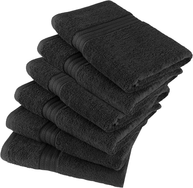HERCULEAN Large Bath Towels 24 x 50 Pack of 6 | Quick Dry and Highly Absorbent - Image 2