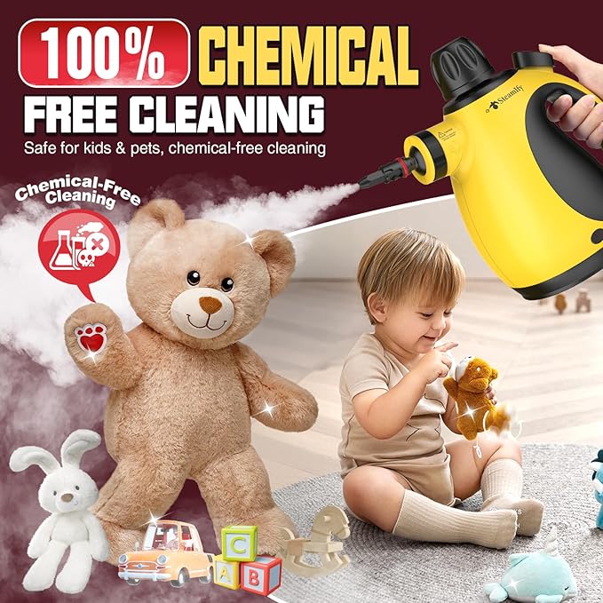 STEAMIFY Pressurized Handheld Steam Cleaner - Image 8