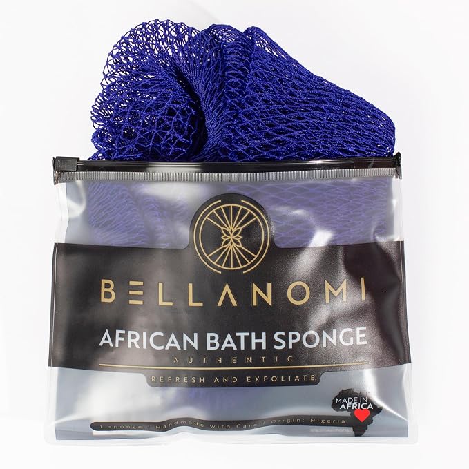 Bellanomi African Exfoliating Net Sponge Authentic Ethically Sourced from by Bellanomi