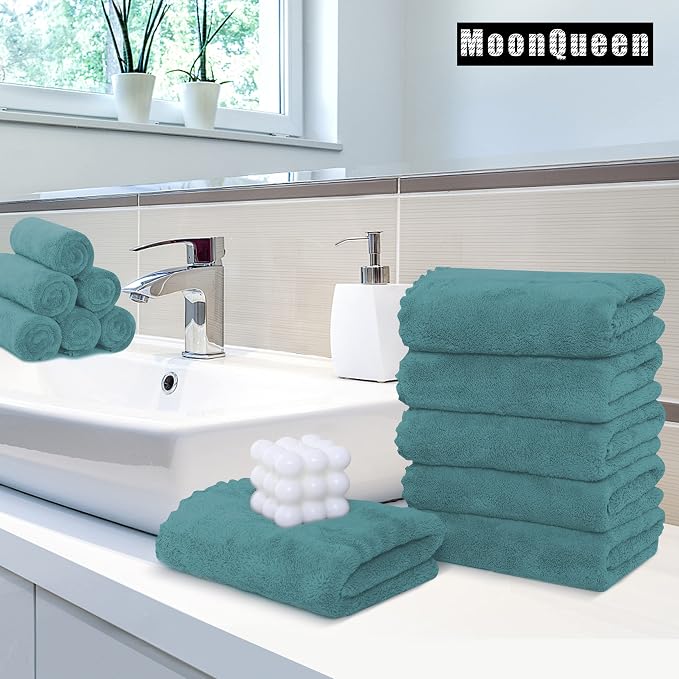 MOONQUEEN 6 Pack Premium Hand Towels - Image 2
