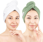American Soft Linen 100% Cotton Hair Towels by AmericanSoftLinen