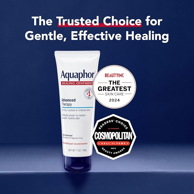 Aquaphor Healing Ointment Advanced Therapy Skin Protectant, Dry Skin Body - Image 15